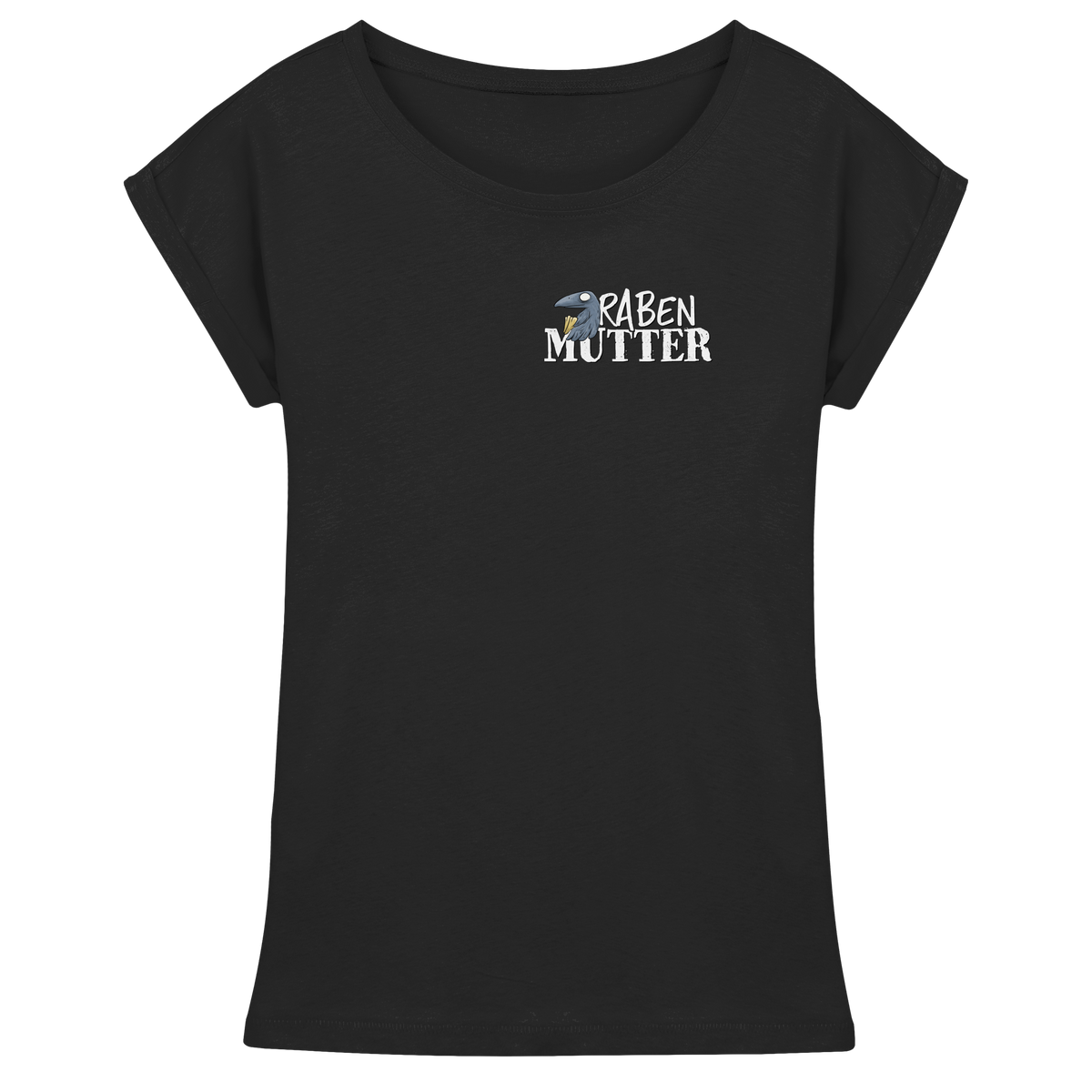 Rabenmutter Krähenmama - Womens Extended Shoulder T-Shirt