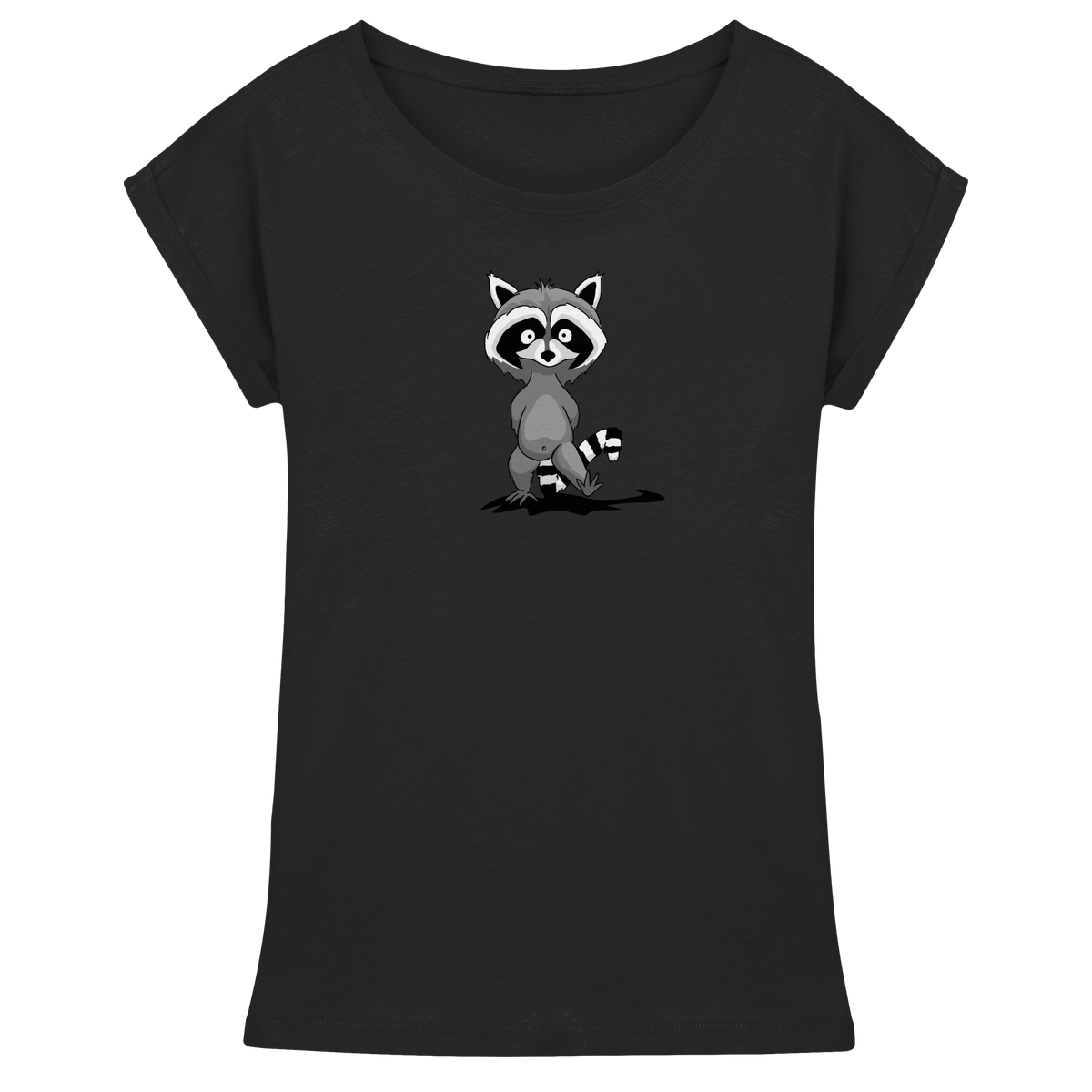 Frecher kleiner Waschbär - Womens Extended Shoulder T-Shirt