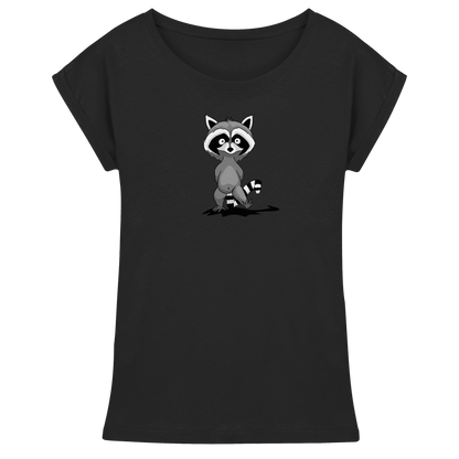Frecher kleiner Waschbär - Womens Extended Shoulder T-Shirt