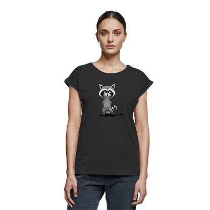 Frecher kleiner Waschbär - Womens Extended Shoulder T-Shirt