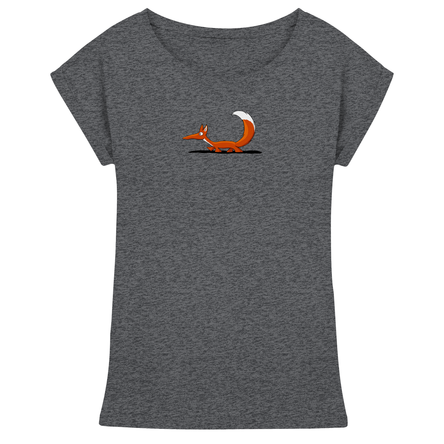 Lässiger cooler Fuchs | Mr. Fox, der Schleicher - Womens Extended Shoulder T-Shirt