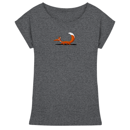 Lässiger cooler Fuchs | Mr. Fox, der Schleicher - Womens Extended Shoulder T-Shirt