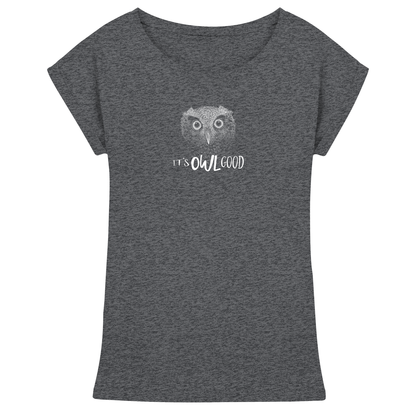 OWL Good | Kritzel-Kunst-Eule - Womens Extended Shoulder T-Shirt