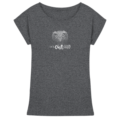 OWL Good | Kritzel-Kunst-Eule - Womens Extended Shoulder T-Shirt
