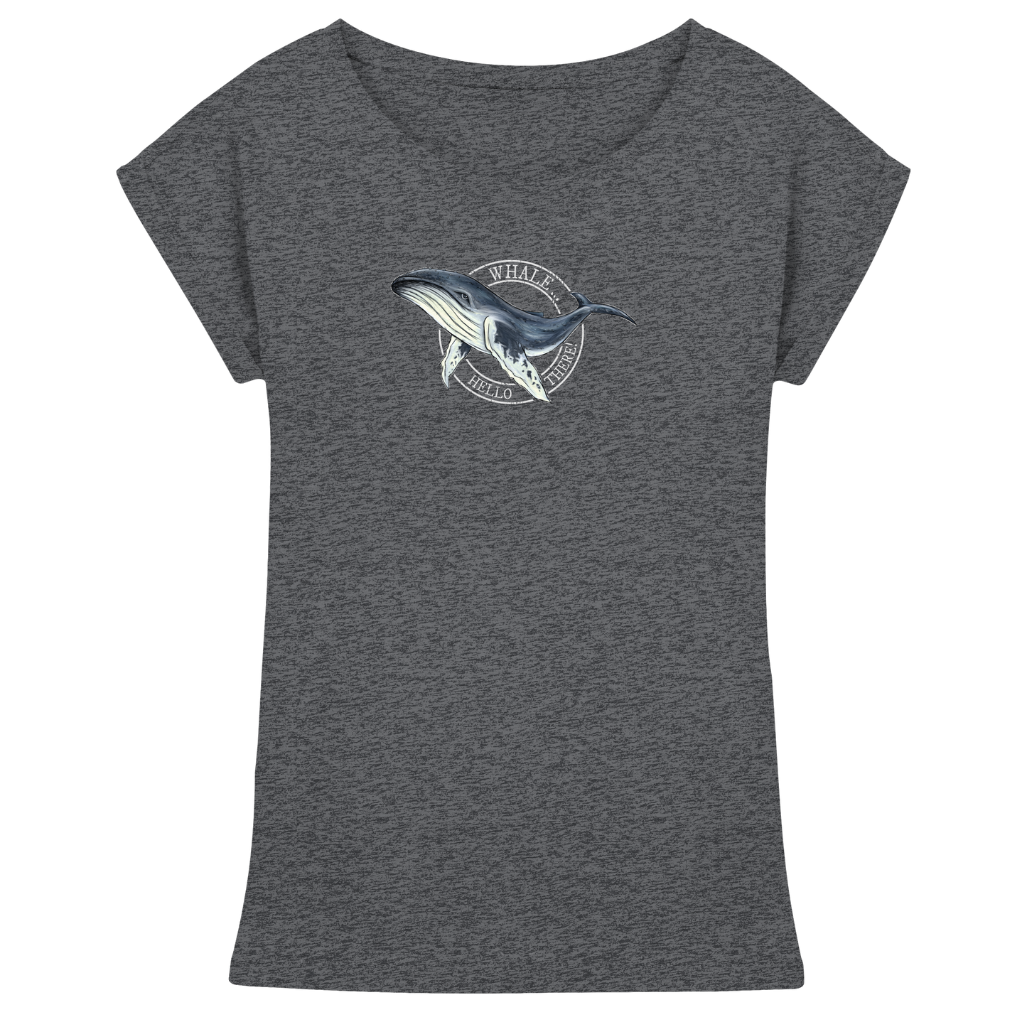 Whale, Hello There | Buckelwal - Womens Extended Shoulder T-Shirt