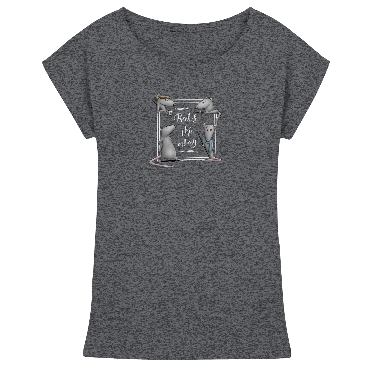 Rat’s The Way Kaffeehaus Ratten - Womens Extended Shoulder T-Shirt