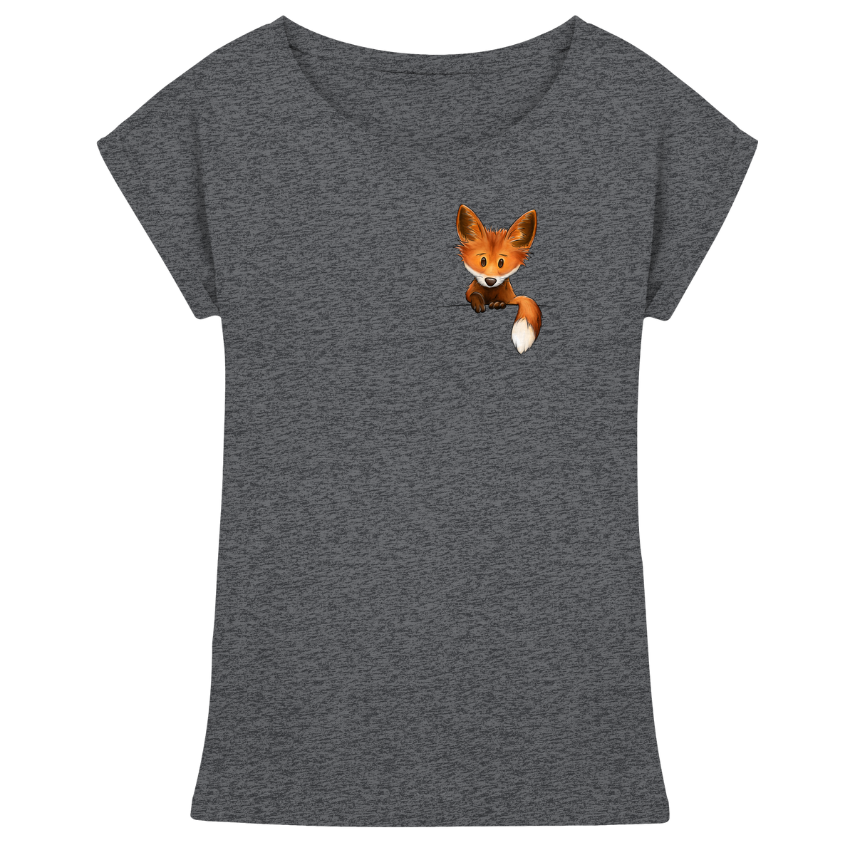 Funky Fuchs - Womens Extended Shoulder T-Shirt