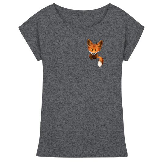 Funky Fuchs - Womens Extended Shoulder T-Shirt