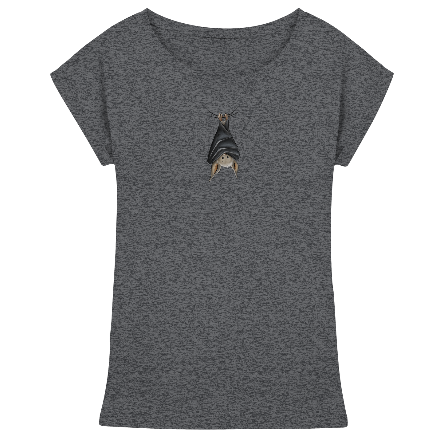 Lustig chillende Fledermaus - Womens Extended Shoulder T-Shirt