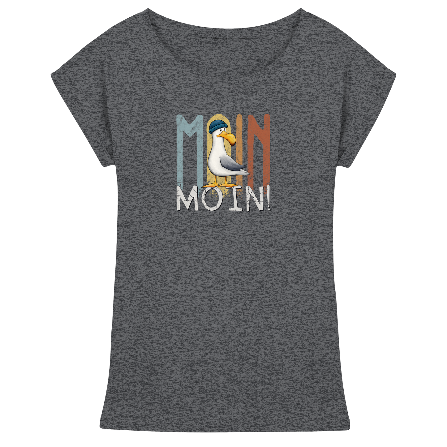 Moin Moin norddeutsche Möwe - Womens Extended Shoulder T-Shirt