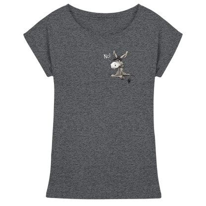 Nö! Störrischer Esel - Womens Extended Shoulder T-Shirt