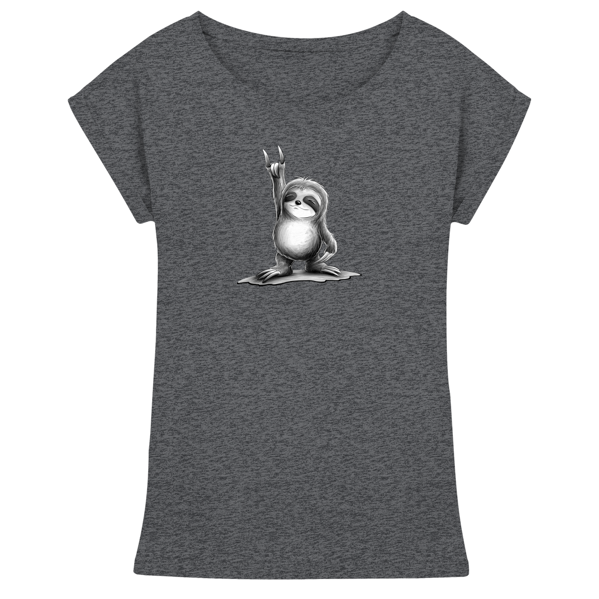 Rock On Party Faultier - Womens Extended Shoulder T-Shirt