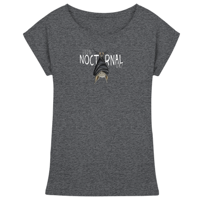 100% nachtaktive Fledermaus - Womens Extended Shoulder T-Shirt