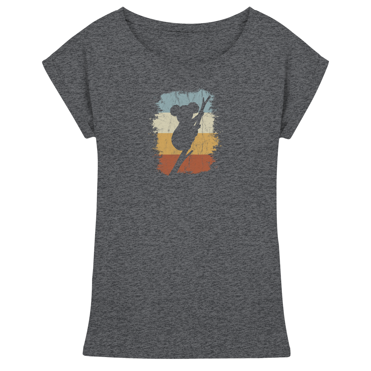 Retro kletternder Koala-Bär - Womens Extended Shoulder T-Shirt