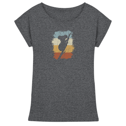 Retro kletternder Koala-Bär - Womens Extended Shoulder T-Shirt