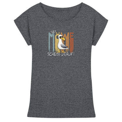 Sei Möwe Scheiß Drauf  - Womens Extended Shoulder T-Shirt