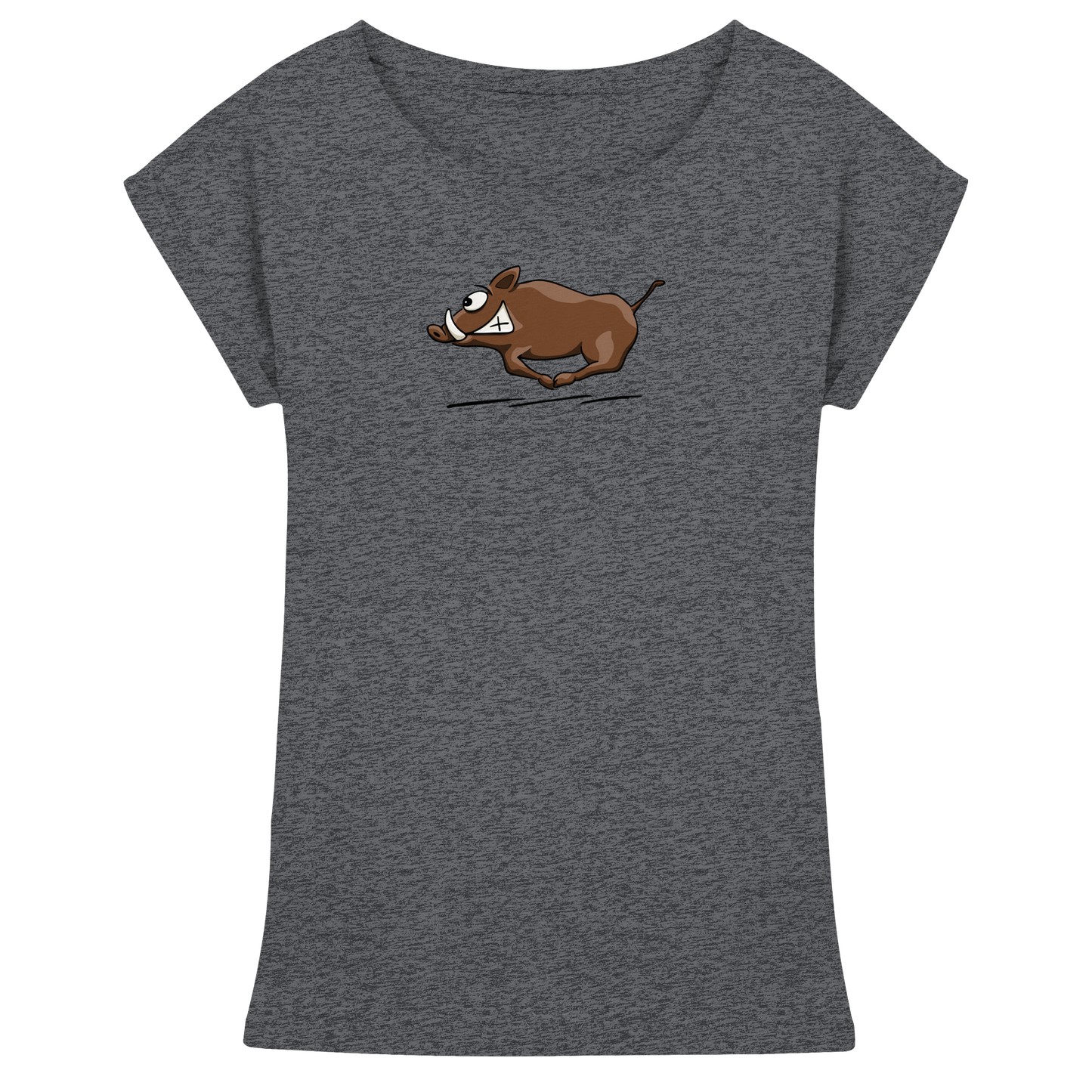 sauwildes Wildschwein | Wildsau  - Womens Extended Shoulder T-Shirt