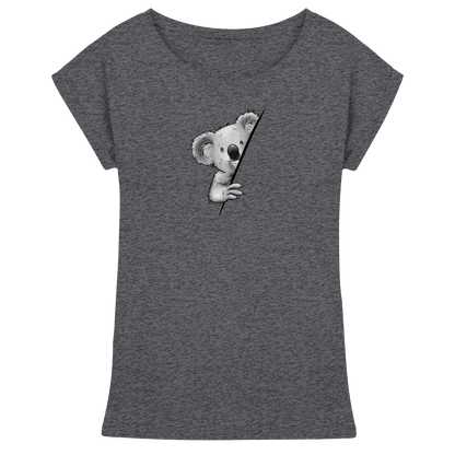 Koala Bär Illustration - Womens Extended Shoulder T-Shirt