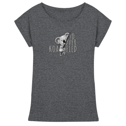 So Over-Koalafied Koala - Womens Extended Shoulder T-Shirt