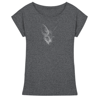 Fuchs Kritzelkunst Illustration - Womens Extended Shoulder T-Shirt