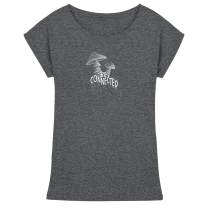 Be Connected Panther-Pilz - Womens Extended Shoulder T-Shirt