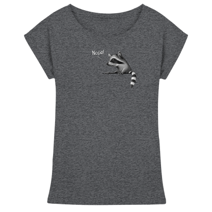 Nope! Frecher verwegener Waschbär - Womens Extended Shoulder T-Shirt