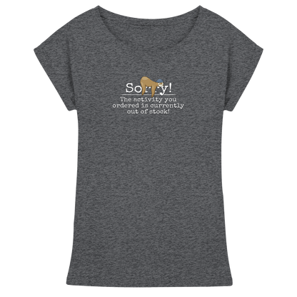 No-Activity Faultier - Womens Extended Shoulder T-Shirt