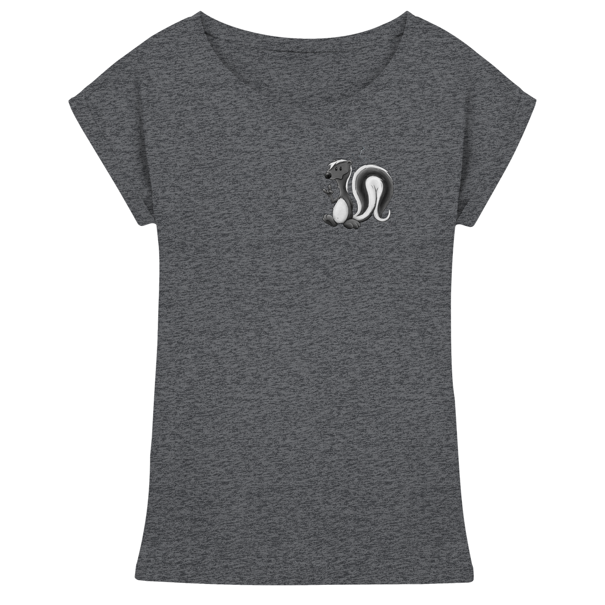 Lustig stinkiges Stinktier - Womens Extended Shoulder T-Shirt
