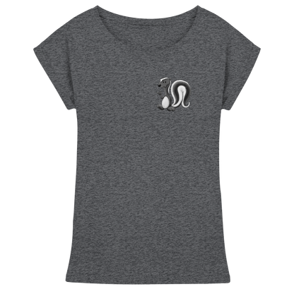 Lustig stinkiges Stinktier - Womens Extended Shoulder T-Shirt
