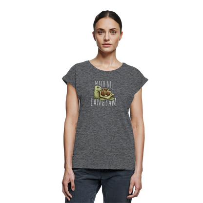 Mach mal langsam Schildkröte - Womens Extended Shoulder T-Shirt