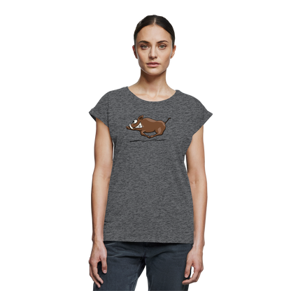sauwildes Wildschwein | Wildsau  - Womens Extended Shoulder T-Shirt