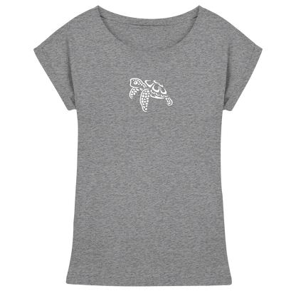 schwimmende Meeres-Schildkröte - Womens Extended Shoulder T-Shirt