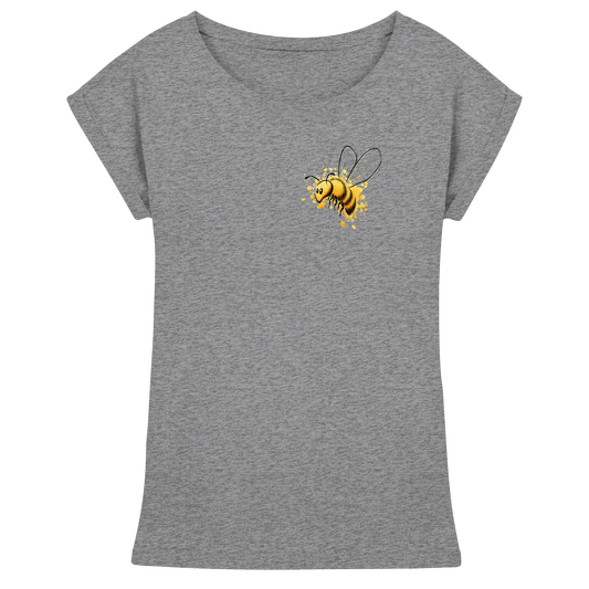 Lässige kleine Honig-Biene - Womens Extended Shoulder T-Shirt