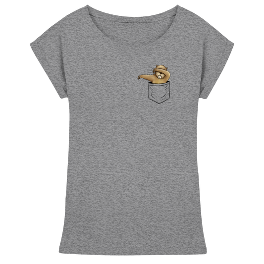 Dabbender Biber in Deiner Tasche - Womens Extended Shoulder T-Shirt