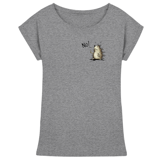 Nö! Grummeliger Igel - Womens Extended Shoulder T-Shirt