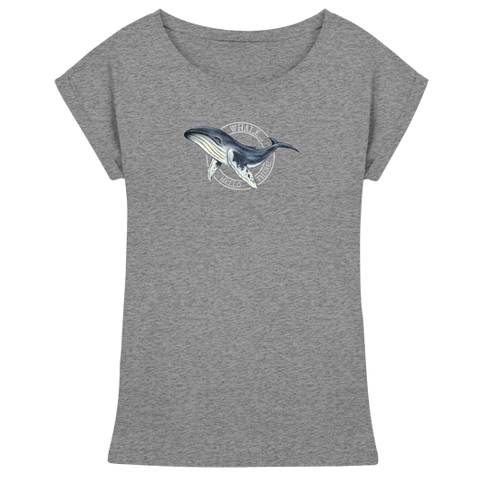 Whale, Hello There | Buckelwal - Womens Extended Shoulder T-Shirt