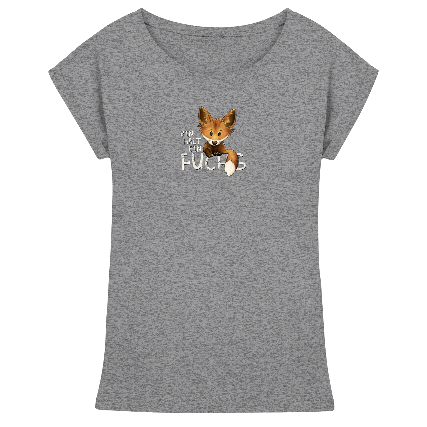 Bin halt ein Fuchs - Womens Extended Shoulder T-Shirt