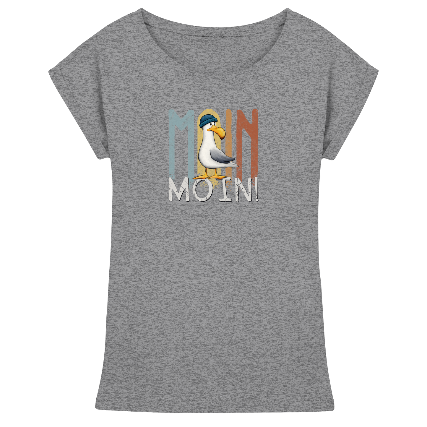 Moin Moin norddeutsche Möwe - Womens Extended Shoulder T-Shirt