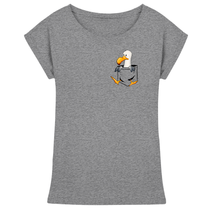 Kleine Möwe In Deiner Tasche - Womens Extended Shoulder T-Shirt
