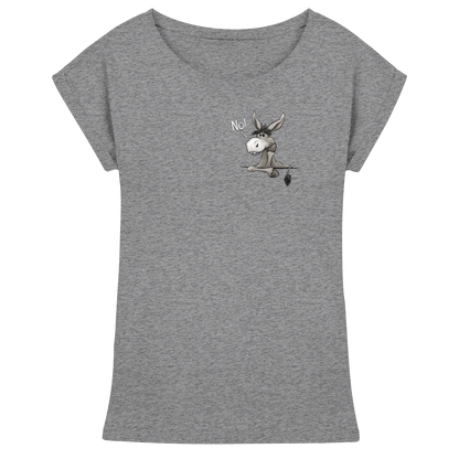 Nö! Störrischer Esel - Womens Extended Shoulder T-Shirt