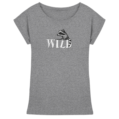 Bisschen wild heute! Waschbär - Womens Extended Shoulder T-Shirt