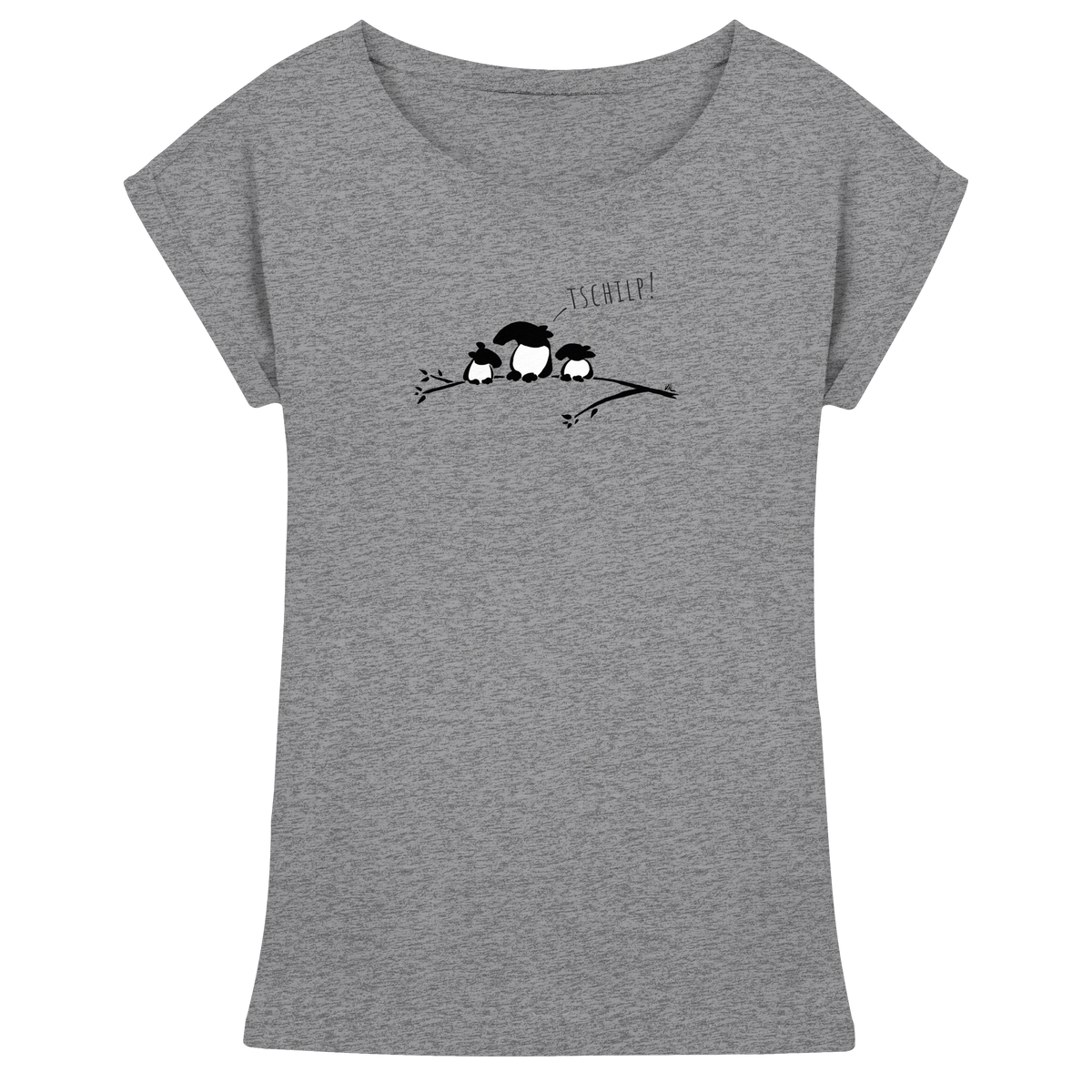 Drei kleine Tapir-Vögel - Womens Extended Shoulder T-Shirt