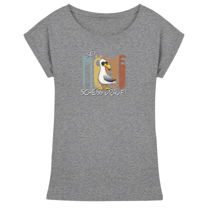 Sei Möwe Scheiß Drauf  - Womens Extended Shoulder T-Shirt