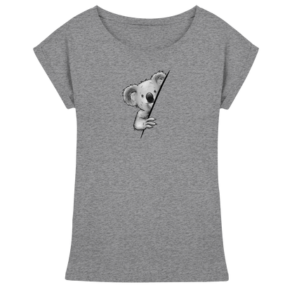 Koala Bär Illustration - Womens Extended Shoulder T-Shirt