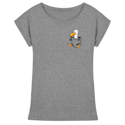 Kleine Möwe In Deiner Tasche - Womens Extended Shoulder T-Shirt