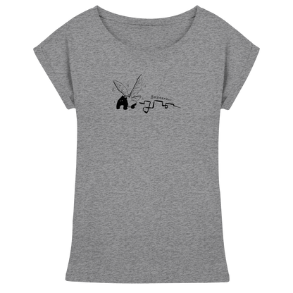 zauberhaft flatternde Tapir Fee - Womens Extended Shoulder T-Shirt