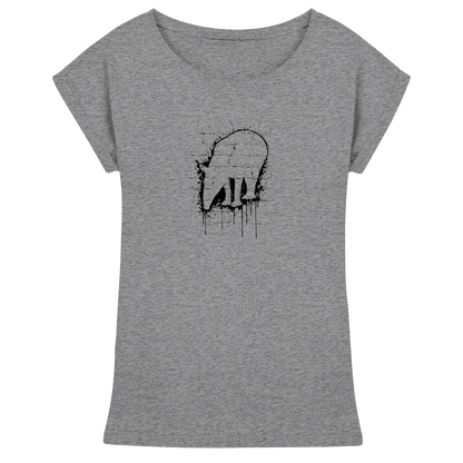 Urban Street Art Tapir Silhouette - Womens Extended Shoulder T-Shirt
