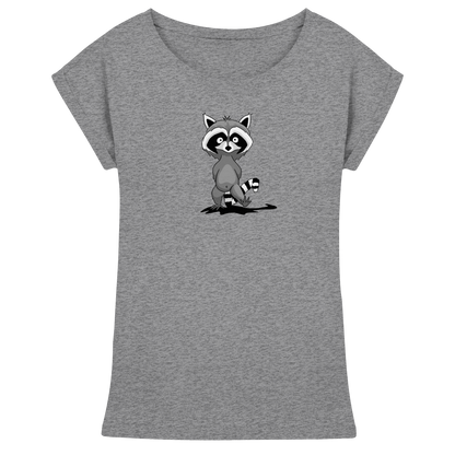 Frecher kleiner Waschbär - Womens Extended Shoulder T-Shirt