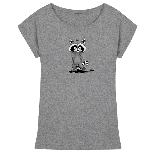 Frecher kleiner Waschbär - Womens Extended Shoulder T-Shirt