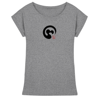 Zen Dodo im japanischen Enso Kreis - Womens Extended Shoulder T-Shirt
